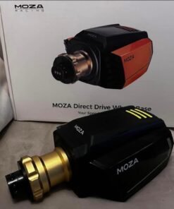 Moza wheelbase R16 Direct Drive Wheel Base. It is a direct-drive wheelbase for sim racing with a peak torque of 16 Nm.